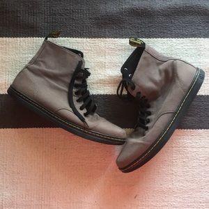 Dr. Martens Alfie canvas boots.